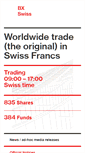 Mobile Screenshot of bxswiss.com